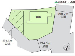 3方道路で開放感あります