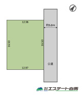 約64坪の整形地です。