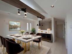 本画像はCGで作成しており、実際に現地に家具は置かれておりません。また、価格に家具は含まれておりません。
