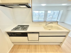 収納も豊富ながら、食洗器がついているため毎日の家事をお助けいたします。