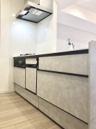 料理をしながらでも、ご家族との会話を楽しめる対面キッチン。
