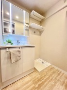 洗面台もリフォーム済みです。