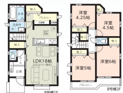 B号棟 現況と相違がある場合は現況を優先させていただきます。
