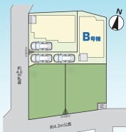 B号棟 現況と相違がある場合は現況を優先させていただきます。
