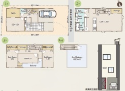 現況と相違がある場合は現況を優先させていただきます。　区画図
