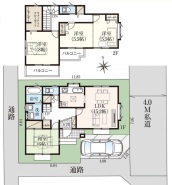 現況と相違がある場合は現況を優先させていただきます。
区画図
