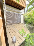 新設されたウッドデッキでのBBQも楽しめます。