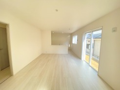 開放感と採光にこだわったＬＤＫ。
