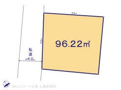 A号地 図面と異なる場合は現況を優先