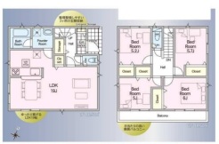 1号棟 図面と現況が異なる場合は現況を優先させていただきます。
