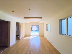 開放感と採光にこだわった、18.62帖のＬＤＫ。
