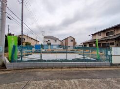 1号棟 今なら建築中の住まいをご覧いただけます。構造体の質問もお気軽に。
