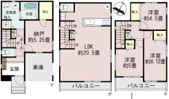 A号棟 図面と現況が異なる場合は現況を優先させていただきます。
