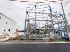 今なら建築中の住まいをご覧いただけます。構造体の質問もお気軽に。
