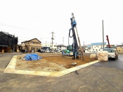 4号棟 基礎から完成済みの住まいまで、各工程をご確認いただけます。
