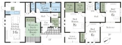1号棟 図面と現況が異なる場合は現況を優先させていただきます。
