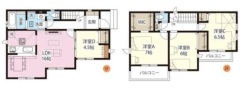 1号棟 図面と現況が異なる場合は現況を優先させていただきます。
