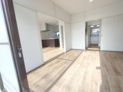 リビングと一体のように使える和室。キッチンからもよく見えます。
