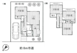 図面と現況が異なる場合は現況を優先させていただきます。

