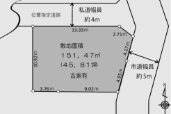 図面と現況が異なる場合は現況を優先させていただきます。
