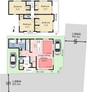 図面と現況が異なる場合は現況を優先させていただきます。
