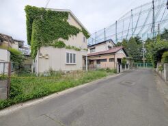 住民の方が主に利用する交通量少なめの道路に面してます。
