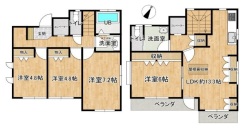 図面と現況が異なる場合は現況を優先させていただきます。