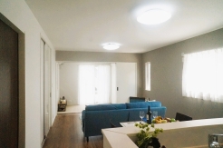 開放感と採光にこだわったＬＤＫ。
