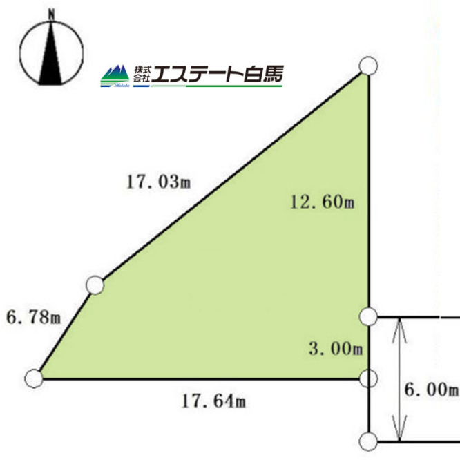 入間市野田全1区画　売地