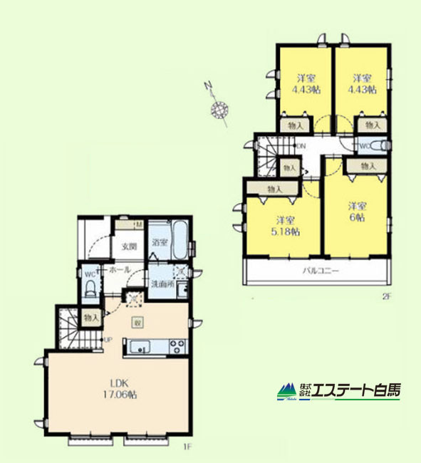 東久留米市南沢2期全2棟　新築戸建