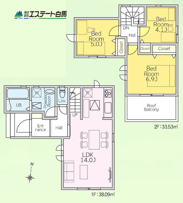 西東京市南町2丁目第1期全2棟　1号棟