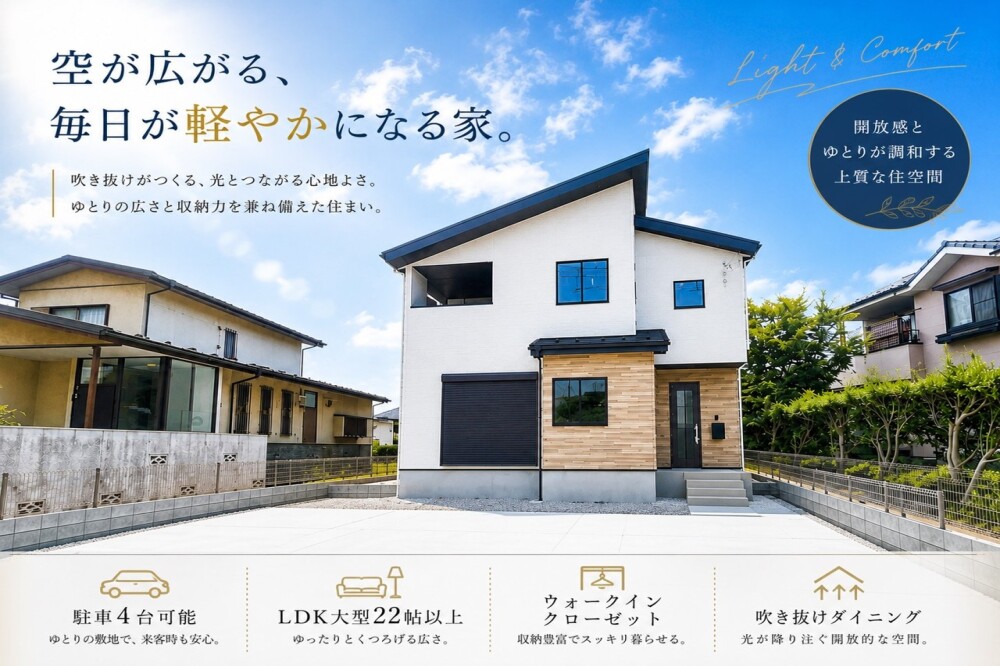 狭山市広瀬台4期全1棟　新築戸建
