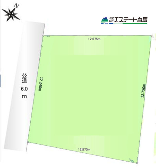 狭山市広瀬台1丁目全1区画　売地