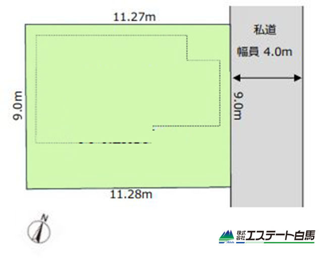 狭山市水野全1区画　売地