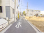 1号棟 前面道路_西方向