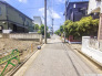 A号地 前面道路 西方向を撮影