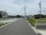 9号棟 前面道路含む現地写真