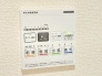 バスユニット１坪タイプ、浴室乾燥機、手すり付き。
