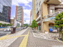 マンション前面歩道