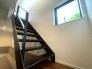 スケルトンの階段がアクセントになっています。