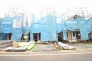 K号棟 周辺の街並みの中で適度な主張、生活に溶け込むシンプルなデザインの外観が魅力の一戸建です。
