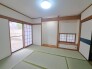 和室がある間取り。畳の香りとともにどこか落ち着く空間です。
