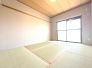 和室がある間取り。畳の香りとともにどこか落ち着く空間です。
