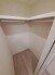 沢山の洋服も収納できそうなウォークインクローゼット。荷物の多い方には嬉しい設計。
