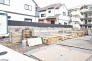 C号棟 建物のモデルハウスのご見学予約もスタートしました。当日のご見学予約も大歓迎ですので、お気軽にお問合せください。
