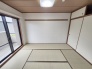 和室がある間取り。畳の香りとともにどこか落ち着く空間です。
