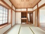 和室がある間取り。畳の香りとともにどこか落ち着く空間です。
