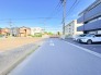 A号地 前面道路。