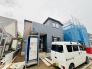 1号棟 基礎から完成済みの住まいまで、各工程をご確認いただけます。
