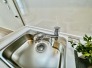 節水効果もあります、蛇口一体型の浄水器。
